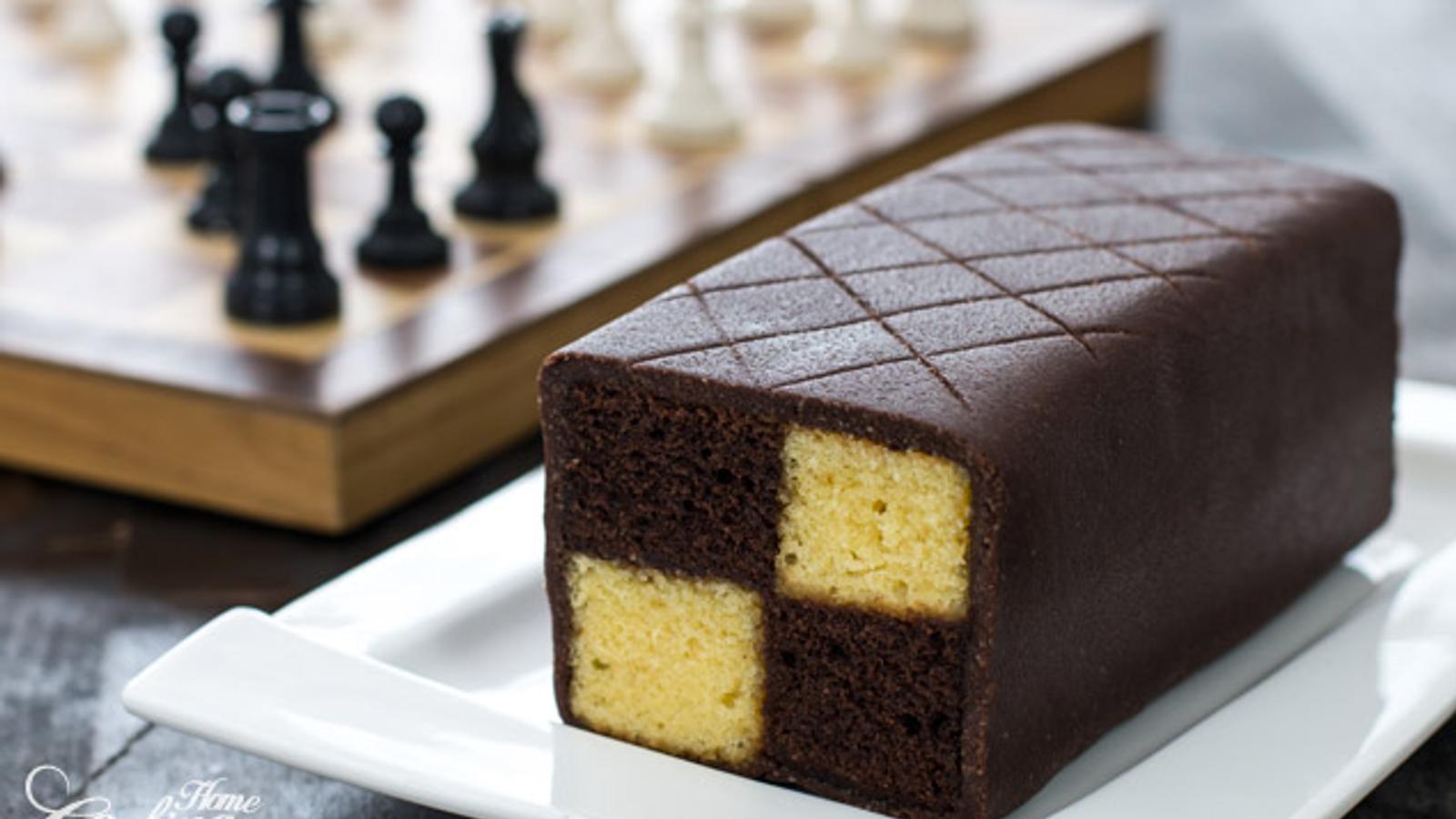 Audacieux gâteau chocolat-amandes, bien mieux qu'un gâteau marbré!