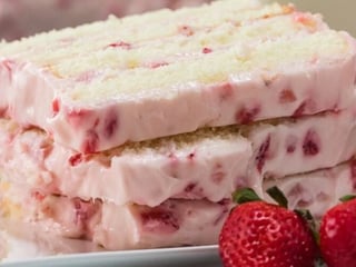 Recette de gâteau à la crème aux fraises