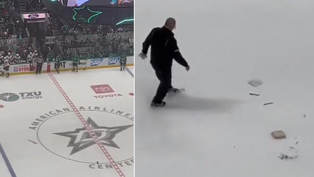 Scène inacceptable à Dallas alors que la foule perd le contrôle et lance des objets sur la patinoire