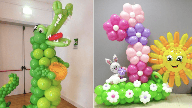 20 extraordinaires créations décoratives en ballons