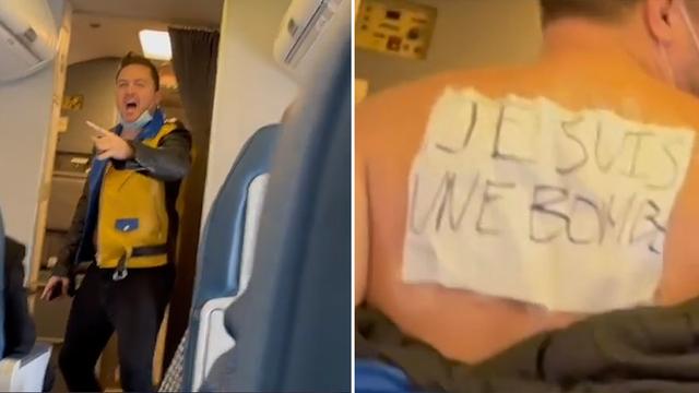 Un influenceur québécois se fait sortir de force d'un avion et la vidéo est en train de faire le tour du Web