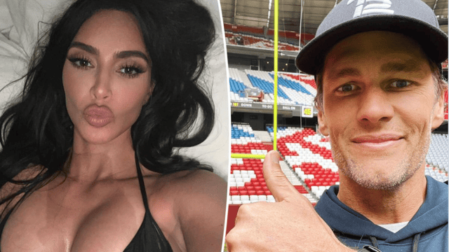 Kim Kardashian reportedly eying Tom Brady?? 