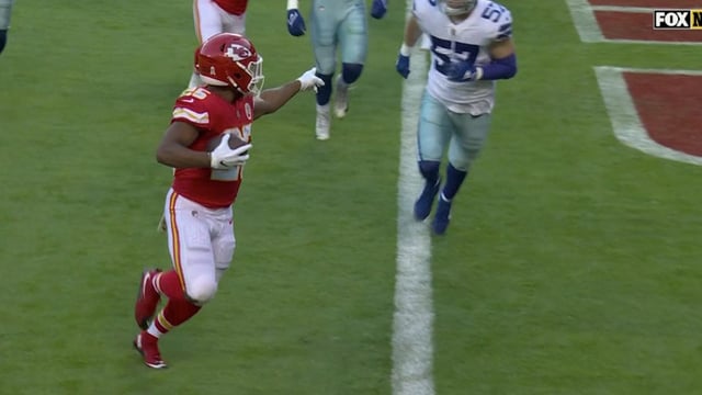 Kansas City Chiefs Clyde Edwards-Helaire penalized for taunting vs. Cowboys