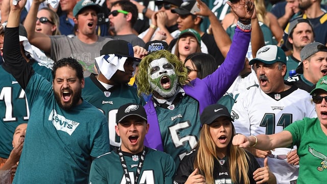 Fan screamed so much at the Philadelphia Eagles that he passed out and was hospitalized! 