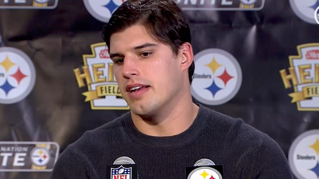 Steelers QB Mason Rudolph speaks after Pittsburgh tie Detroit Lions 