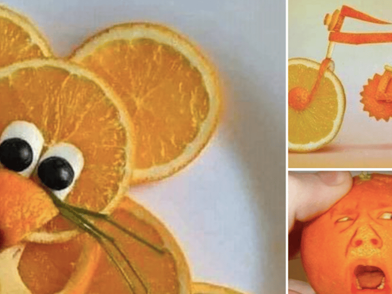 13 façons amusantes de présenter une orange