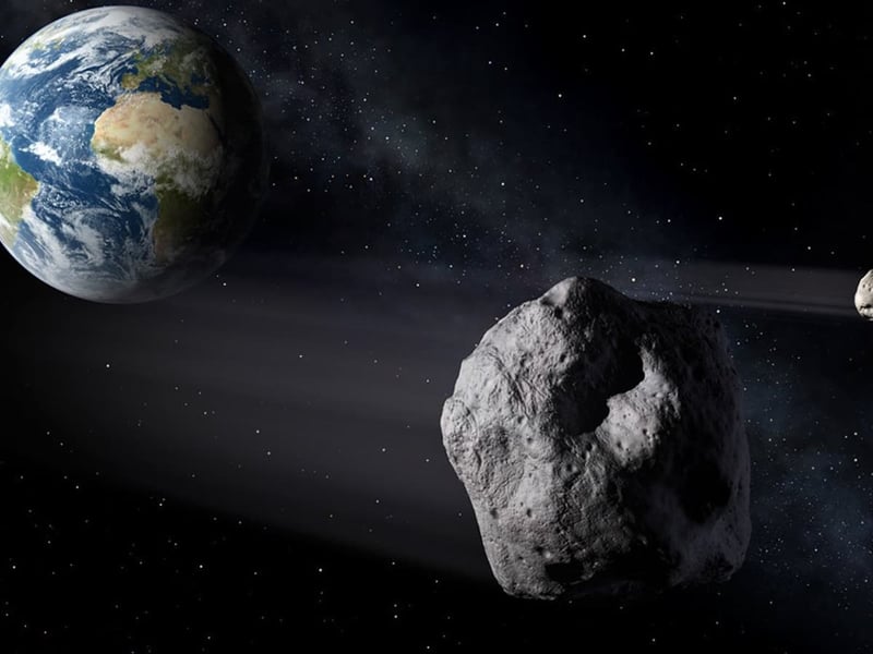 Un astéroïde de 1.8 km de diamètre va s'approcher de la Terre aujourd'hui.