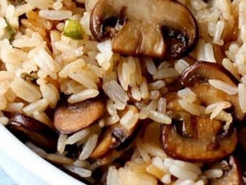 Le riz aux champignons épicés