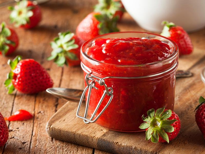 Confiture aux fraises sans sucre et sans pectine